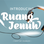 Ruang Jenuh Font Poster 1