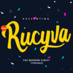 Rucyva Slova Font Poster 1