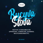 Rucyva Slova Font Poster 4