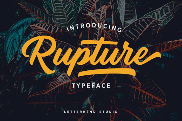 Rupture Duo Font Poster 1