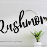Rushmore Font Poster 1