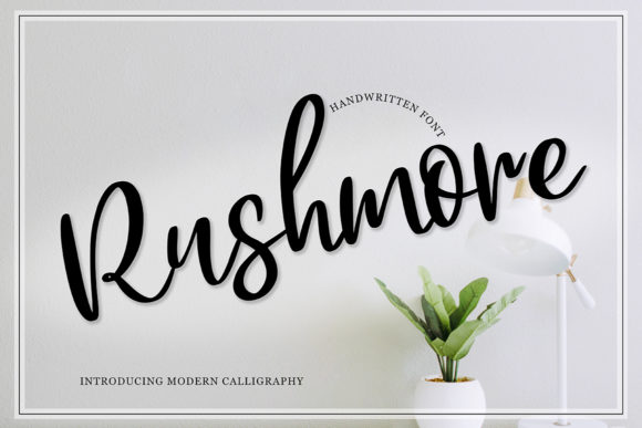 Rushmore Font Poster 1