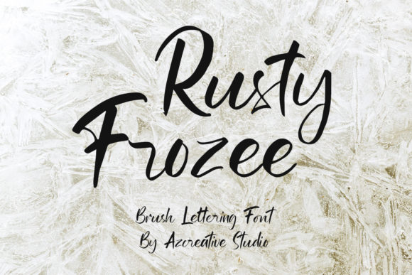 Rusty Frozee Font Poster 1