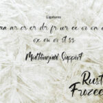 Rusty Frozee Font Poster 8