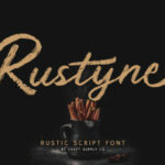 Rustyne Font Poster 1