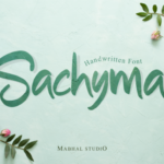 Sachyma Font Poster 1