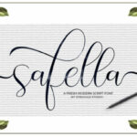 Safella Font Poster 1