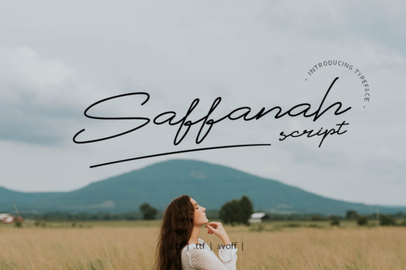 Saffanah Font Poster 1