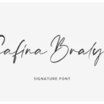 Safina Bralyn Font Poster 1