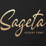 Sageta Font Poster 1