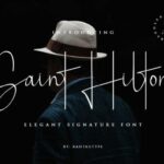 Saint Hilton Font Poster 1