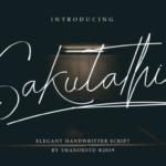 Sakulathi Font Poster 1