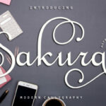 Sakura Font Poster 1