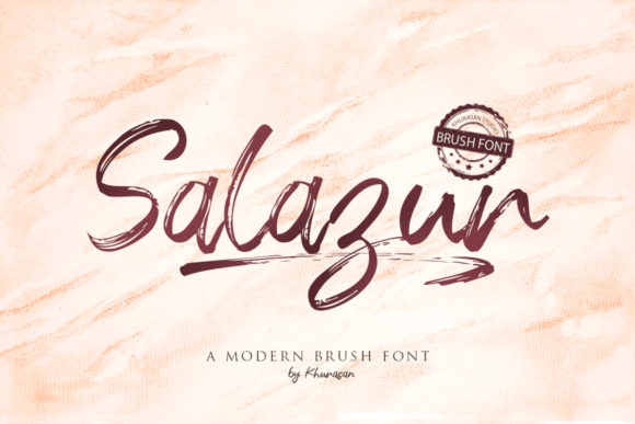 Salazur Font Poster 1