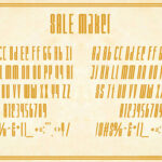 Sale Maker Font Poster 2