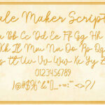 Sale Maker Font Poster 5