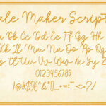 Sale Maker Font Poster 5