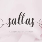 Sallas Font Poster 1