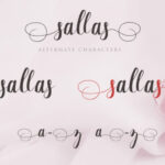 Sallas Font Poster 2