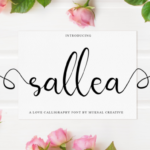 Sallea Font Poster 1