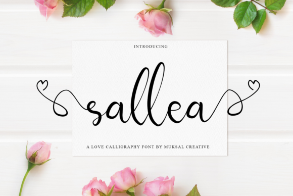 Sallea Font Poster 1