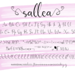 Sallea Font Poster 6