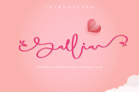 Sallia Font Poster 1