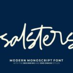 Salsters Font Poster 1