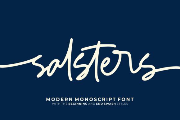 Salsters Font Poster 1