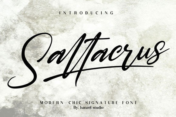 Saltacrus Font Poster 1