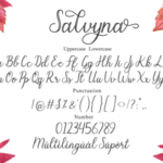 Salvyna Font Poster 10