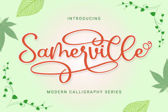 Samerville Font Poster 1