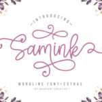 Samink Font Poster 1