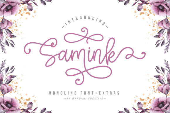 Samink Font Poster 1