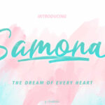 Samona Font Poster 1