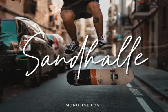 Sandhalle Font Poster 1