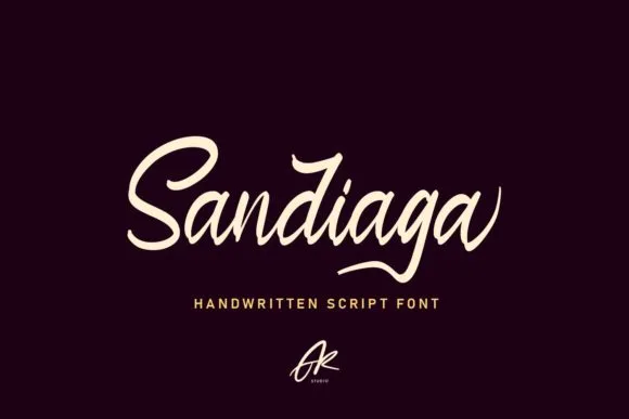 Sandiaga Font Sandiaga Font Poster 1