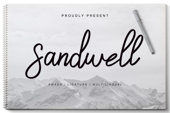 Sandwell Font Poster 1