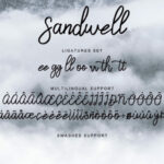 Sandwell Font Poster 9