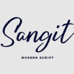 Sangit Font Poster 1