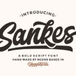 Sankes Font Poster 1