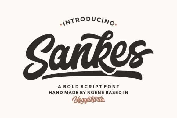 Sankes Font Poster 1