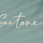 Santana Font Poster 1
