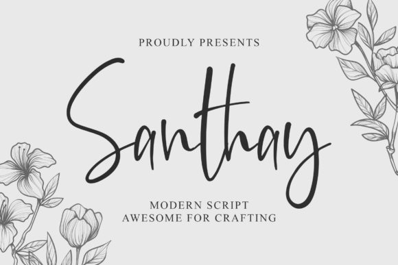 Santhay Font Poster 1