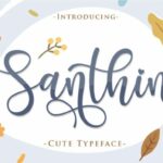 Santhin Font Poster 1