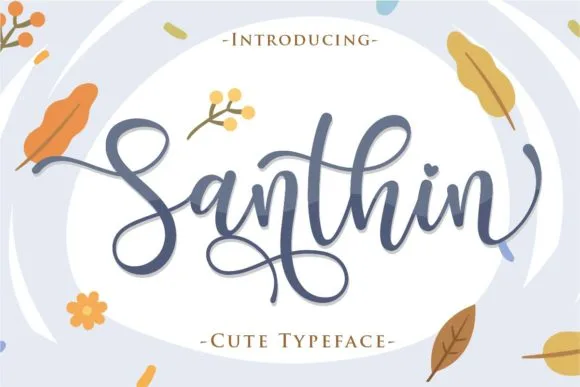 Santhin Font Poster 1