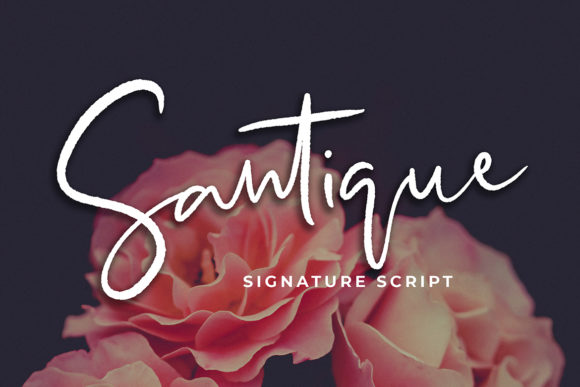 Santique Font Poster 1