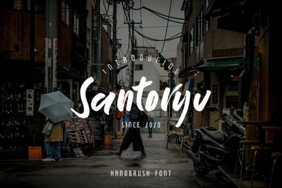 Santoryu Font Poster 1