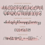 Santya Font Poster 5