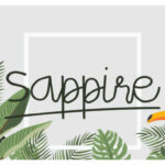 Sappire Font Poster 1